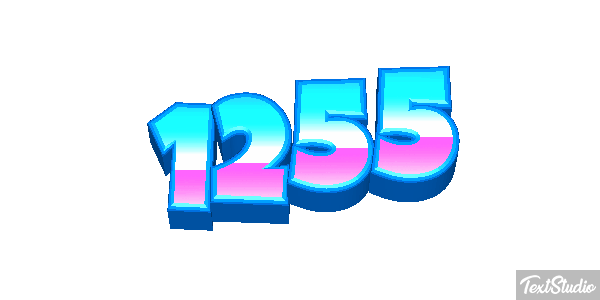 1255 Text effect