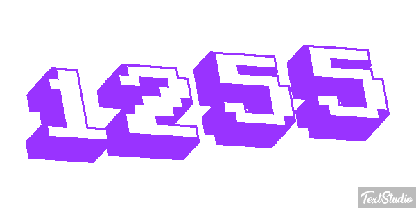 1255 Text effect