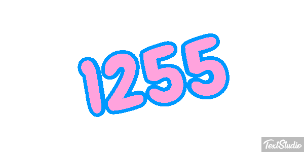 1255 Text effect