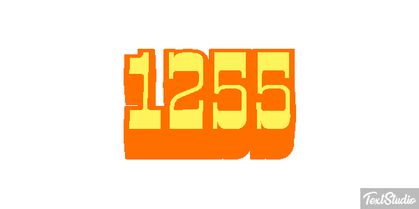 1255 Text effect