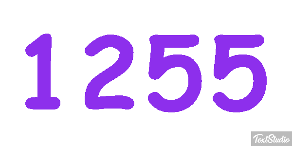 1255 Text effect