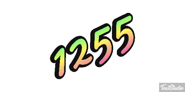 1255 Text effect