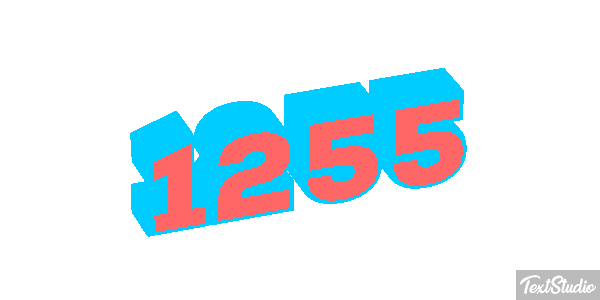 1255 Text effect