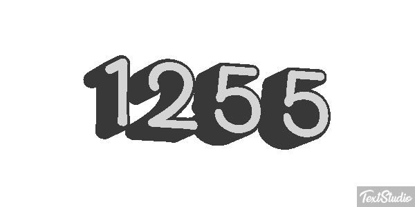 1255 Text effect