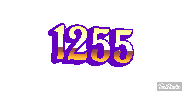1255 Text effect