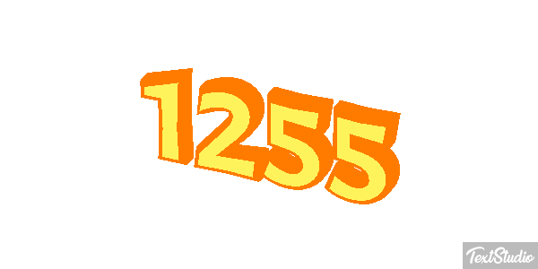 1255 Text effect