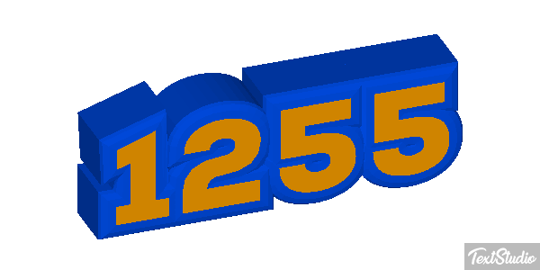1255 Text effect