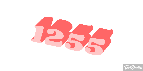 1255 Text effect