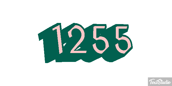 1255 Text effect