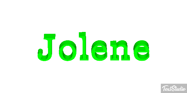Jolene Text effect