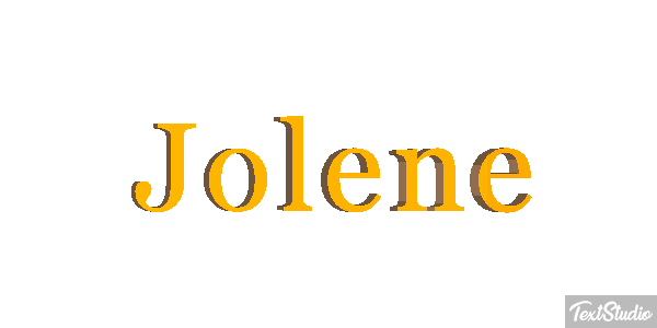 Jolene Text effect