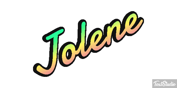 Jolene Text effect