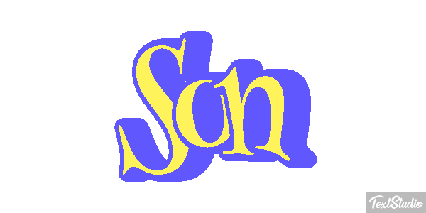 Son Text effect