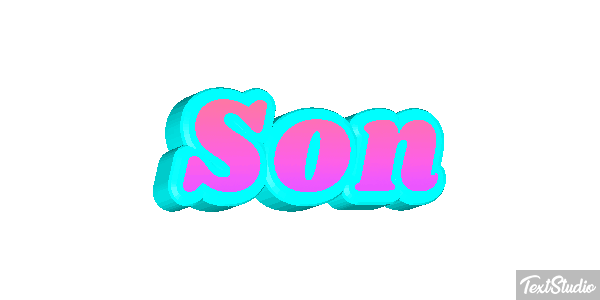Son Text effect