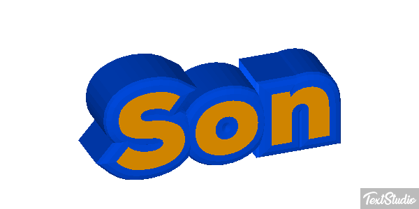 Son Text effect