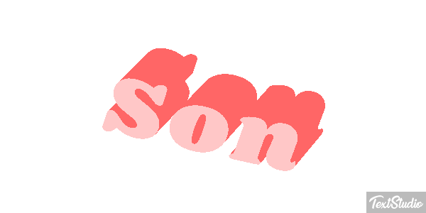 Son Text effect