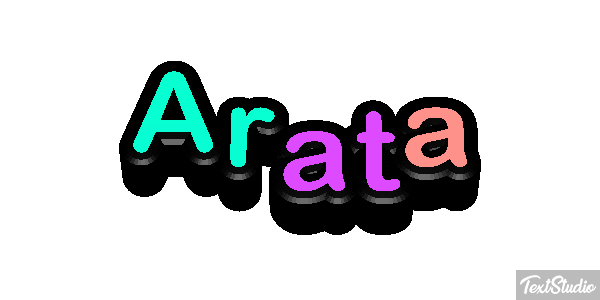 Arata Effet de texte
