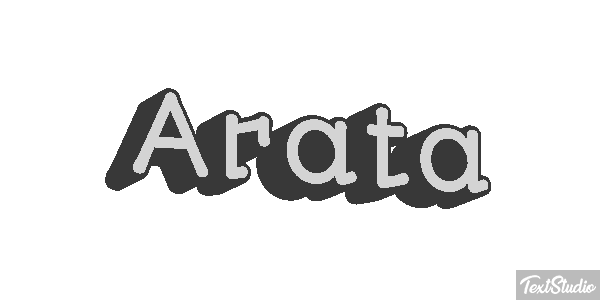 Arata Effet de texte