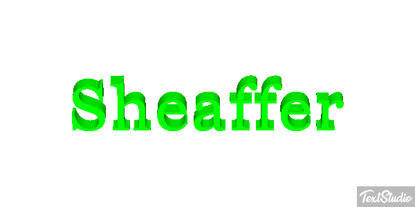 Sheaffer Tekst effect