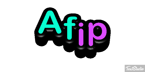 Afip Efekt tekstowy