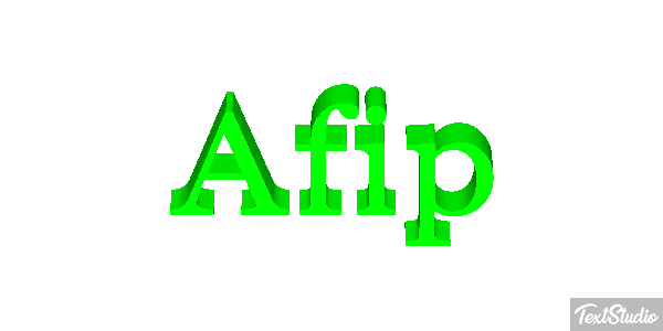 Afip Efekt tekstowy