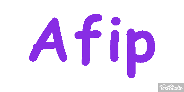 Afip Efekt tekstowy