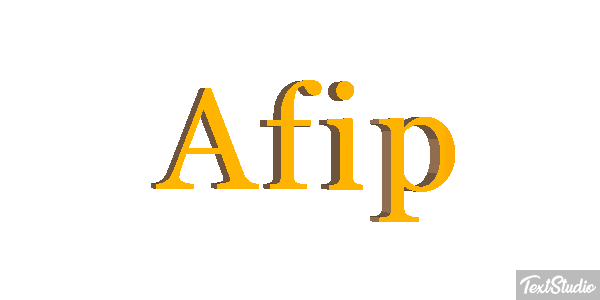Afip Efekt tekstowy