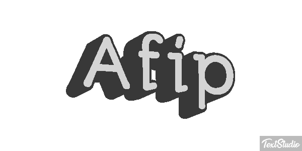 Afip Efekt tekstowy