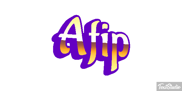 Afip Efekt tekstowy