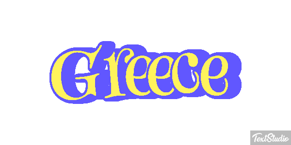 Greece Text effect