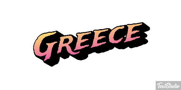 Greece Text effect