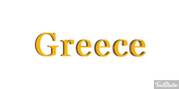 Greece Text effect
