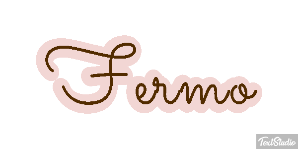 Fermo Effetto testo