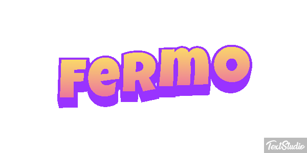 Fermo Effetto testo