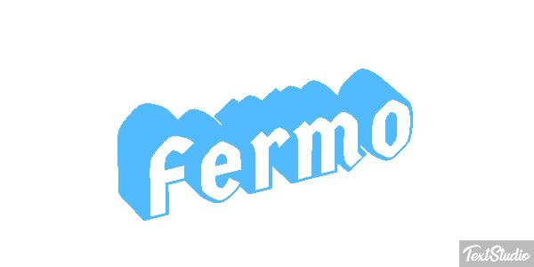 Fermo Effetto testo