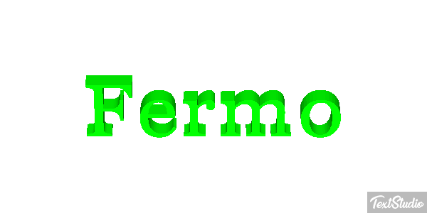 Fermo Effetto testo