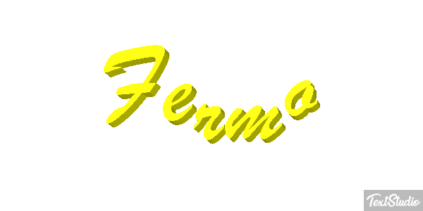 Fermo Effetto testo