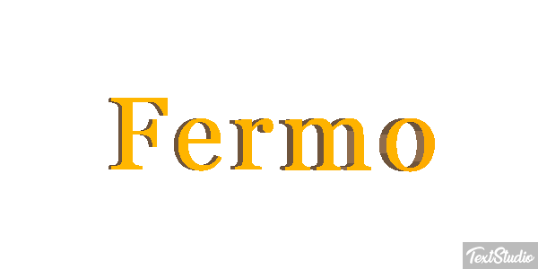 Fermo Effetto testo