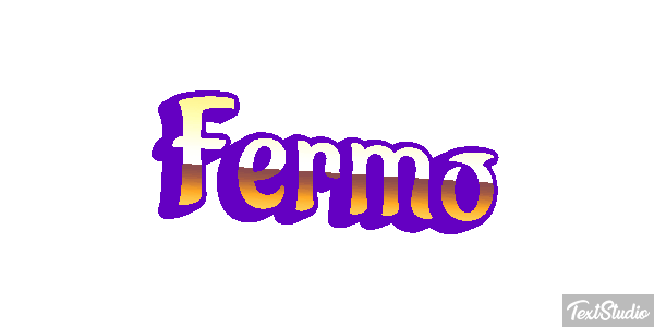 Fermo Effetto testo