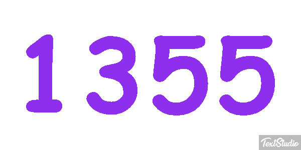 1355 Text effect