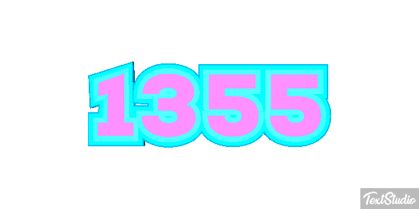 1355 Text effect