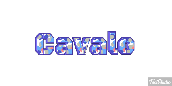 Cavalo Efeito do texto