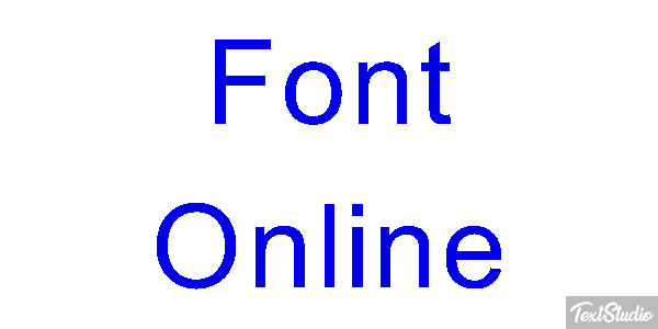 Font Online Text effect