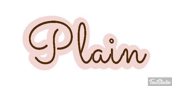 Plain Efeito do texto