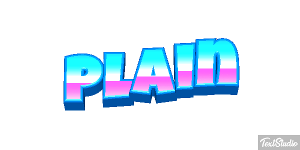 Plain Efeito do texto