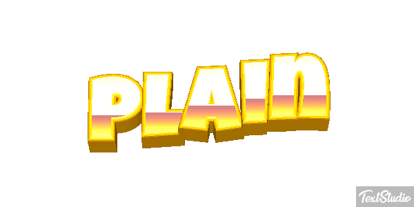 Plain Efeito do texto