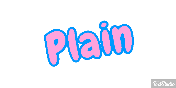 Plain Efeito do texto