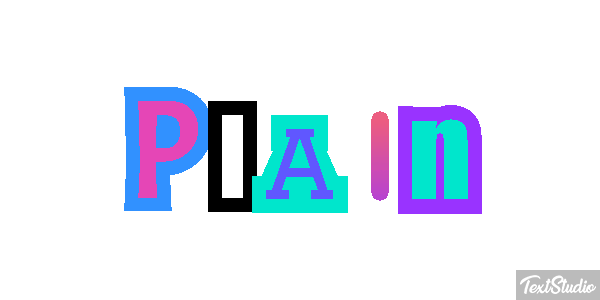 Plain Efeito do texto
