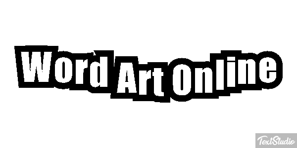 Word Art Online Effetto testo