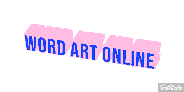 Word Art Online Effetto testo